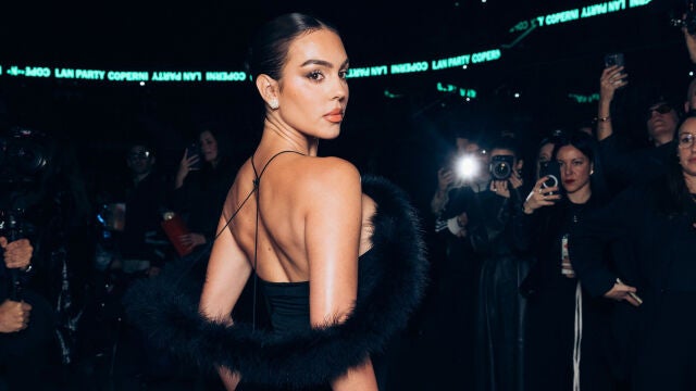 Georgina Rodríguez en el desfile de Coperni.