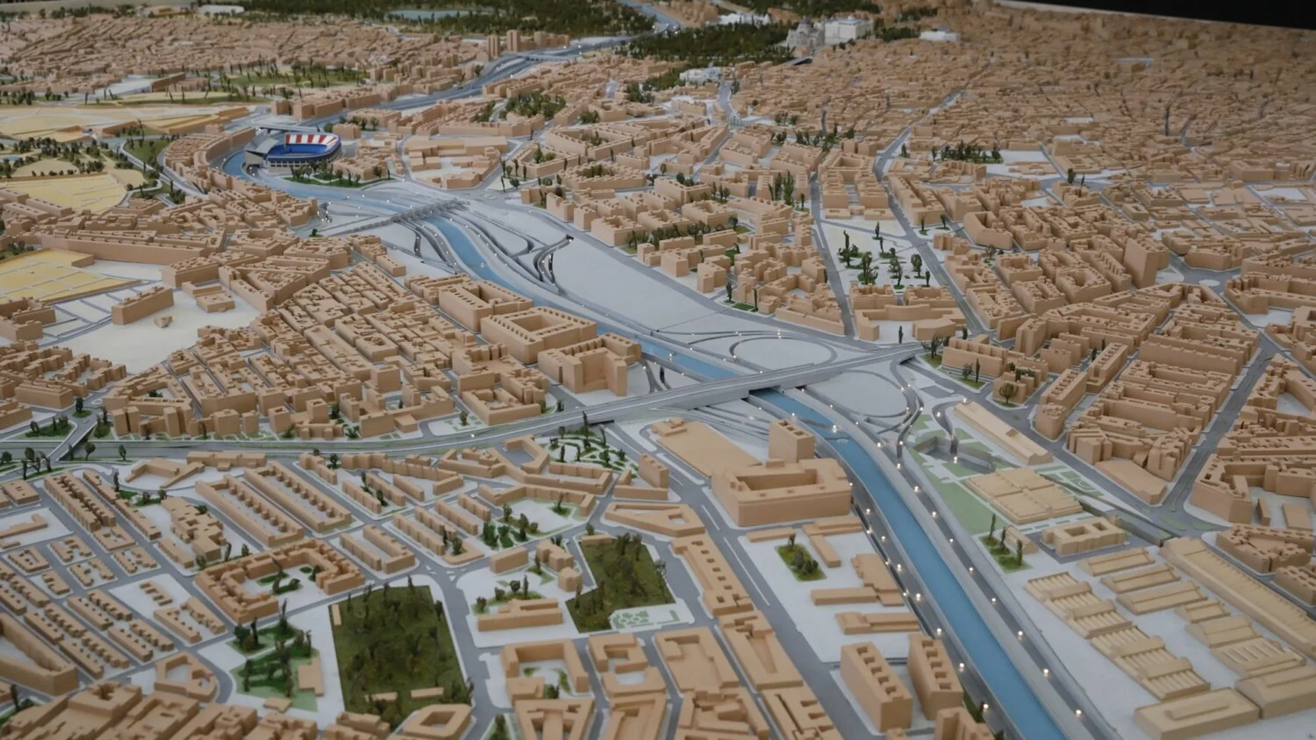 Maqueta de la ciudad de Madrid