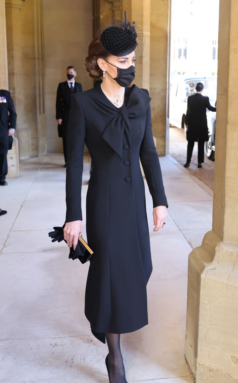 Kate Middleton en el funeral del duque de Edimburgo