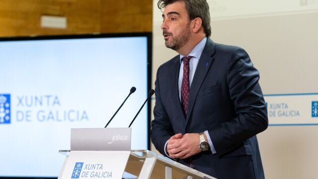 El conselleiro de Presidencia, Xustiza e Deporte, Diego Calvo