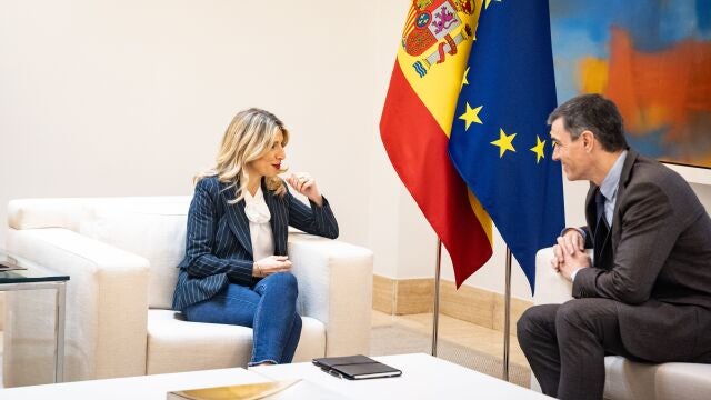Reunión de Sánchez con Díaz para hablar del gasto en Defensa