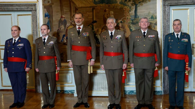 Audiencias militares del rey. Palacio Real de El Pardo.