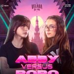 Cartel del combate entre Abby y RoRo