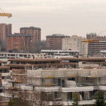 Obras de construcción de viviendas en Somosierra