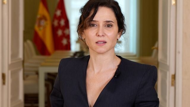 La presidente de la Comunidad, Isabel Díaz Ayuso