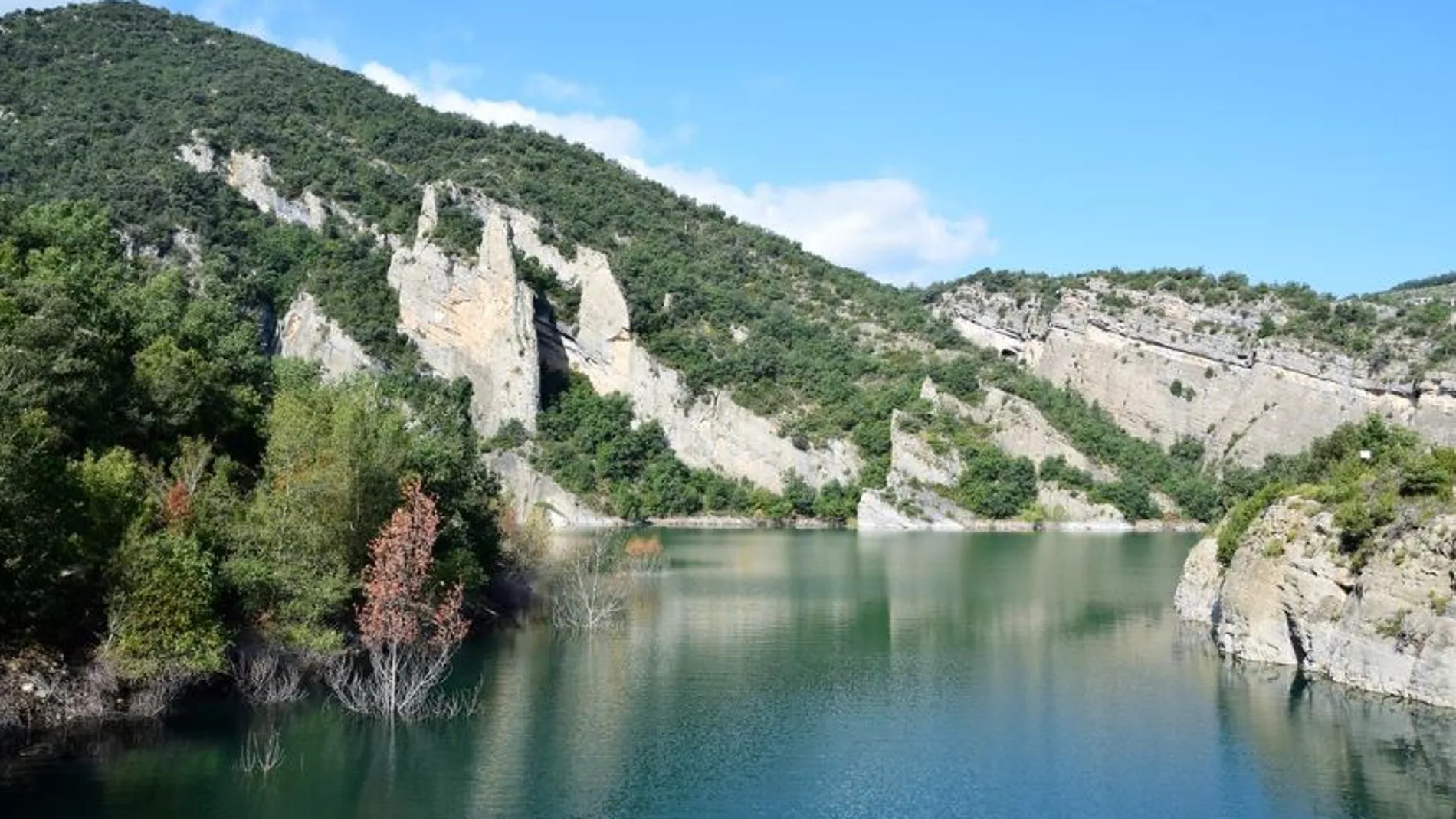 Imagen de archivo sobre el embalse de Canelles