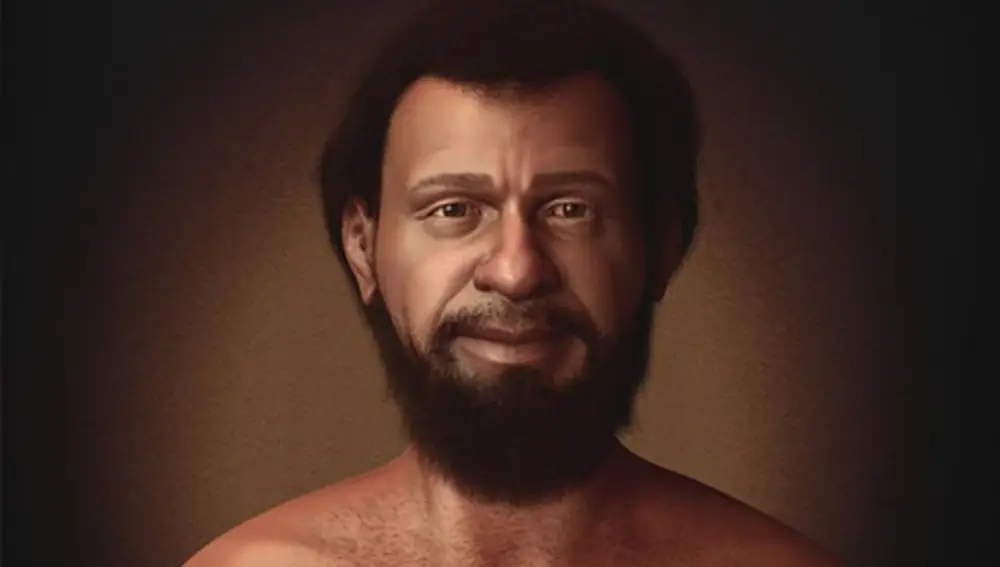 La versión del rostro de Jesús del artista brasileño Moraes