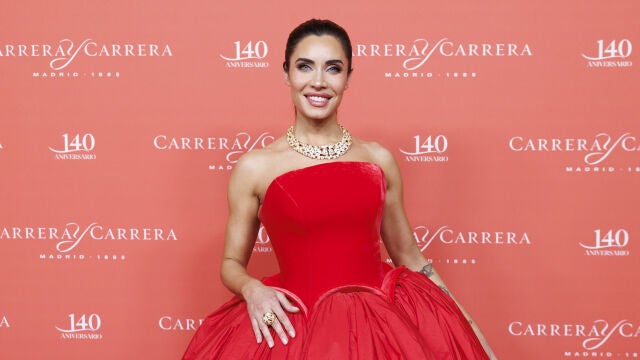 Pilar Rubio con vestido de Redondo Brand.