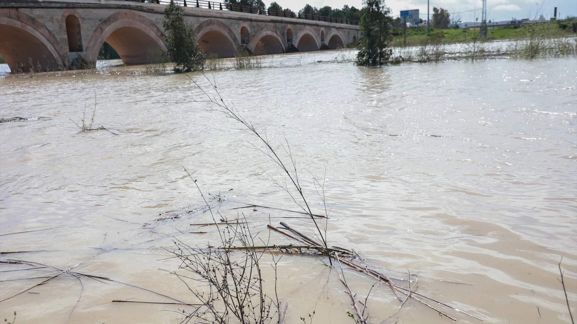 Temor al desbordamiento del río Guadalete en Jerez: desalojadas 200 personas