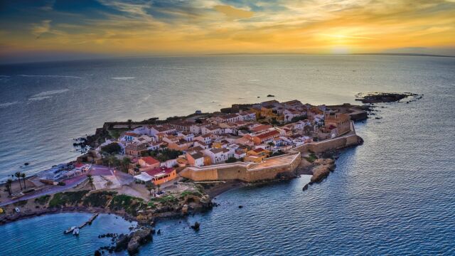 Imagen de la isla de Tabarca, que está en Alicante