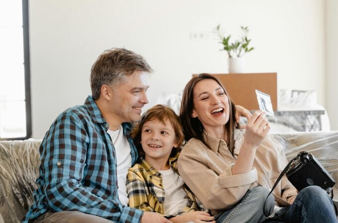 Padres con su hijo