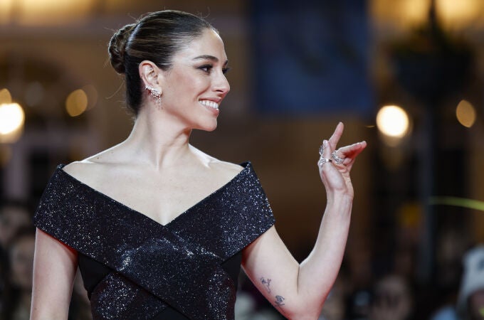 El look de Blanca Suárez en el Festival de Málaga.
