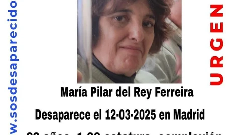 Sucesos.- Buscan a una mujer de 60 años desaparecida el miércoles en Madrid