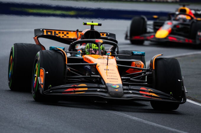 Lando Norris, durante el Gran Premio de Australia