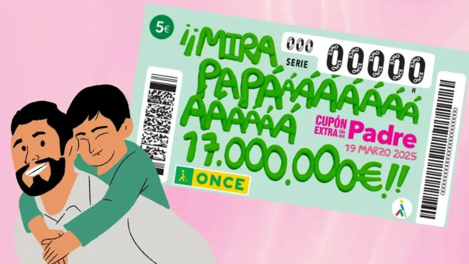 Como cada año, el Sorteo Extra del Día del Padre de la ONCE se celebra el 19 de marzo y reparte millones de euros en premios
