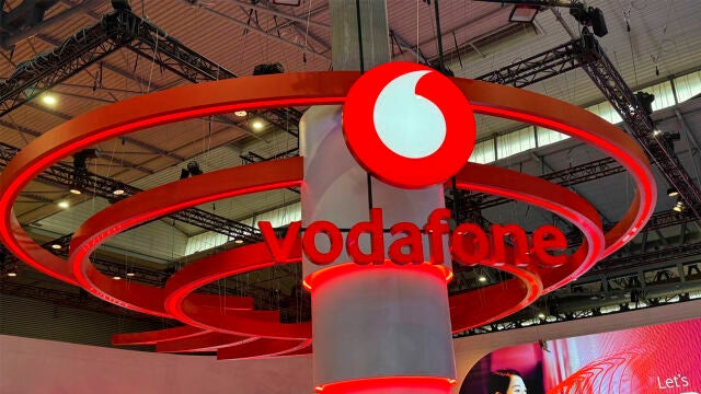 Stand de Vodafone en el reciente MWC 2025