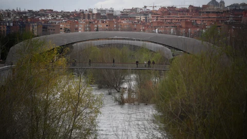 Alerta por el desbordamiento del río Manzanares