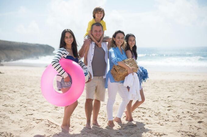 Familias de vacaciones