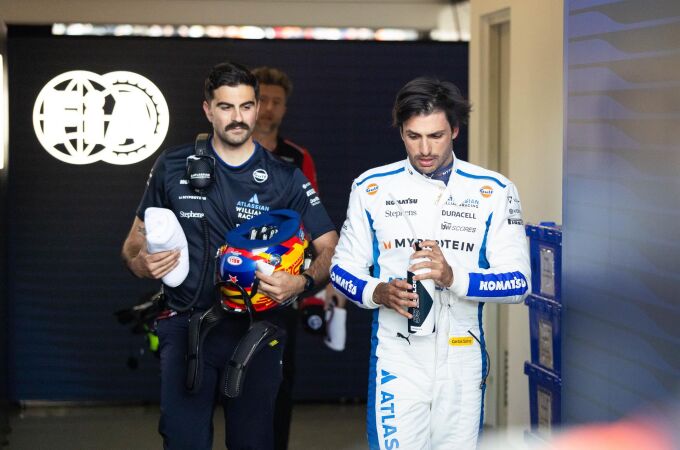 Carlos Sainz, en el pasado Gran Premio de China