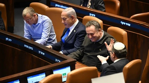 El Parlamento israelí aprueba los Presupuestos entre protestas contra el Gobierno