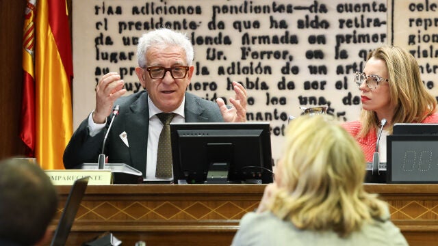 El decano del Colegio de Ingenieros de Caminos de Valencia Javier Machí comparece en la Comisión de la DANA en el Senado 