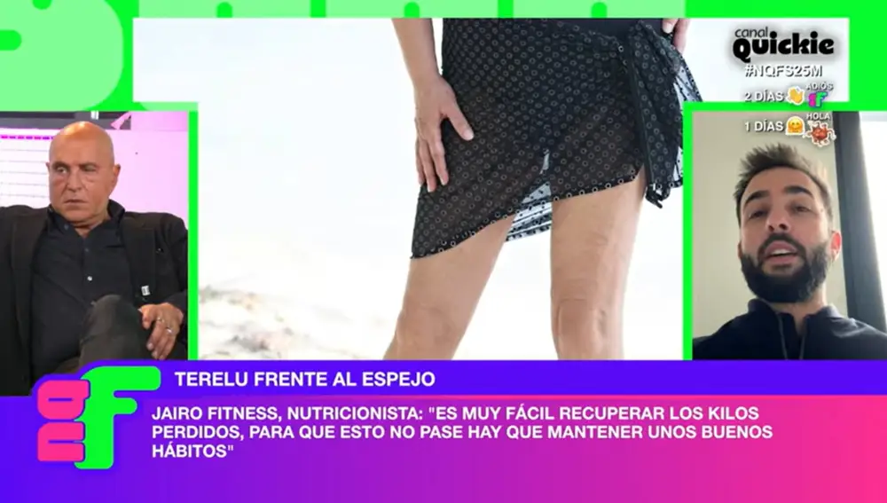 El nutricionista Jairo Fitness explica el cambio físico de Terelu Campos en "Ni que fuéramos Shhh"