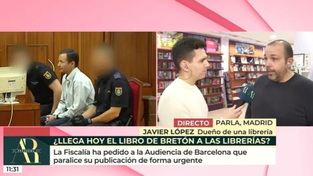 "Cuando lo vimos entre las novedades no lo pedimos": la respuesta de un librero al libro de José Bretón
