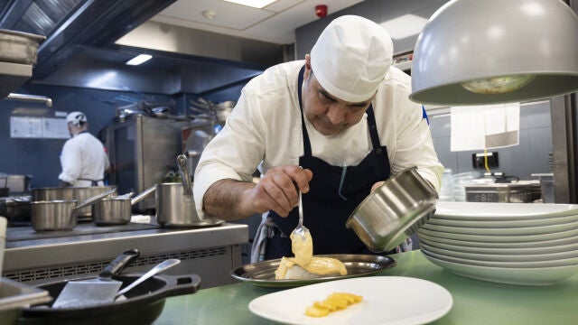 El chef, Jaime Pérez Sicilia, en el 7 Portes
