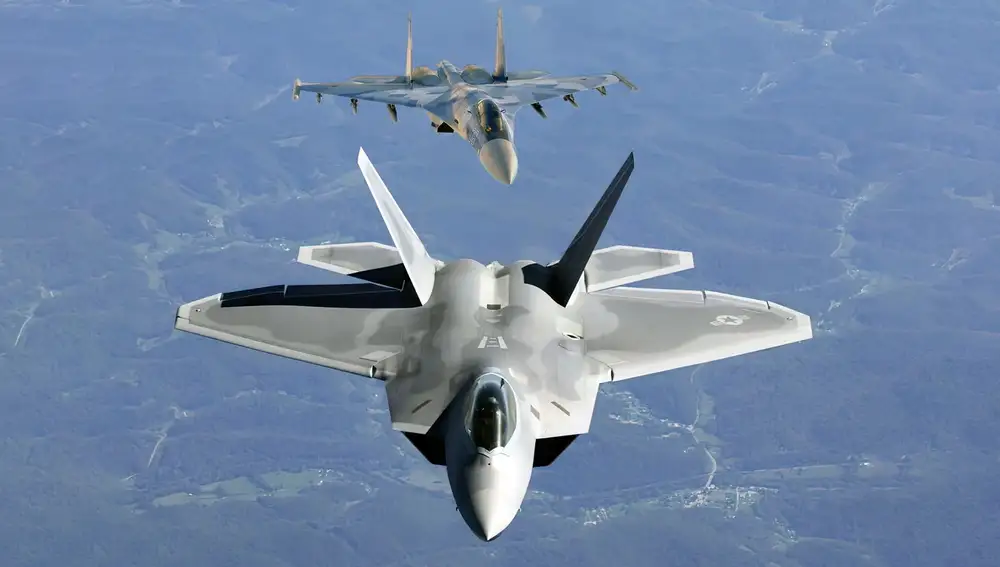 Cazas de combate F-22 Raptor