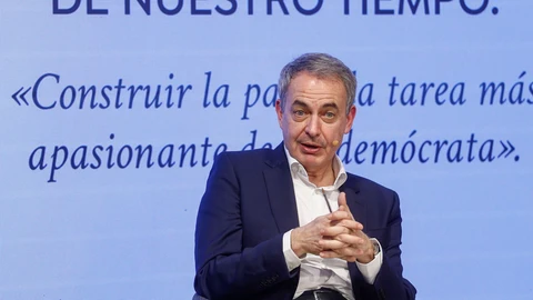 El expresidente del Gobierno José Luis Rodríguez Zapatero presenta su libro "La solución pacífica"