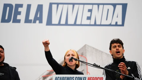Manifestación por el derecho a una vivienda digna en Madrid