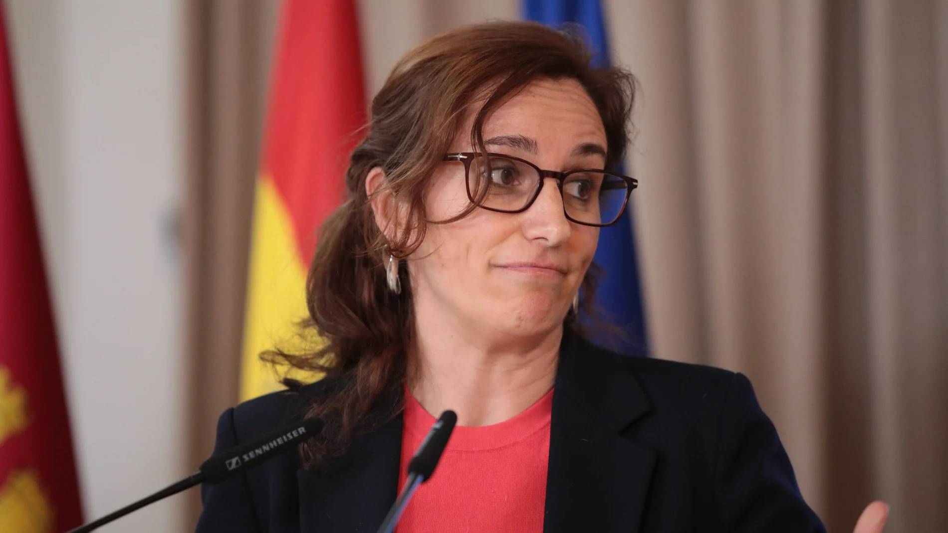 La ministra de Sanidad, Mónica García