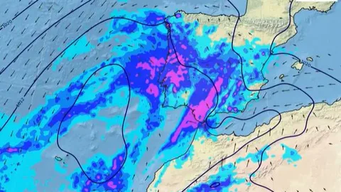La borrasca Olivier provocará lluvias a la Península, que de cara al fin de semana afectarán a amplias zonas