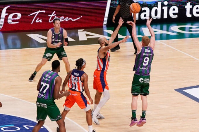 Alberto Díaz, jugador de Unicaja