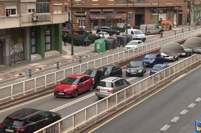 Valencia.- Seis entidades vecinales convocan una concentración para reclamar la eliminación del túnel de Pérez Galdós