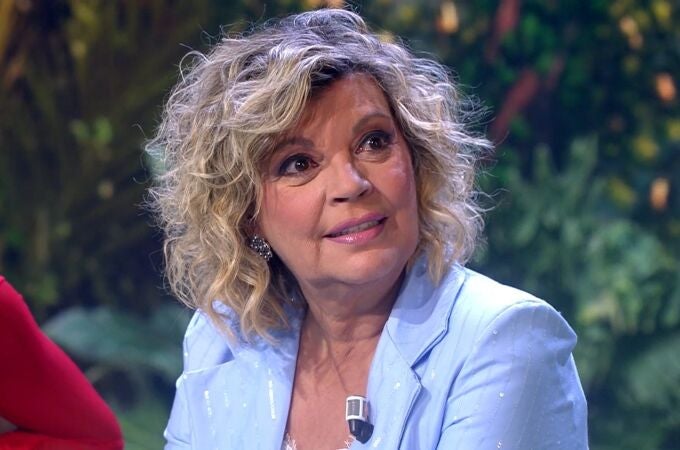 Terelu Campos en el plató de "Supervivientes"