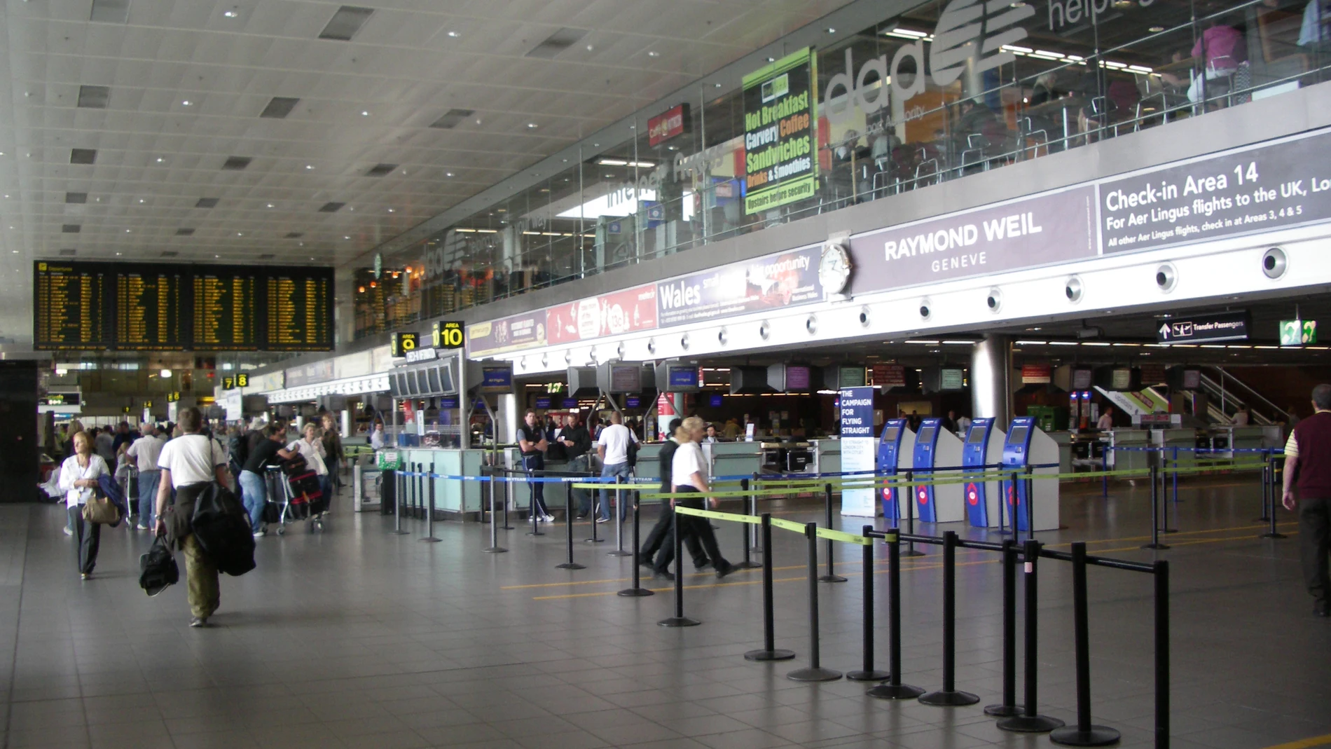 El aeropuerto de Dublín, en una imagen de archivo