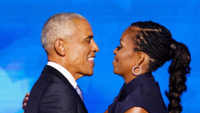 Barack y Michelle Obama en agosto de 2024