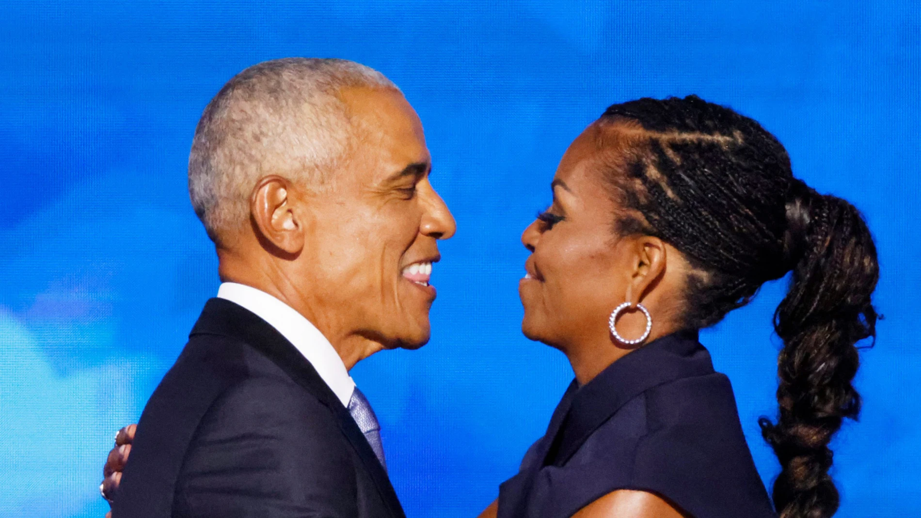 Barack y Michelle Obama en agosto de 2024