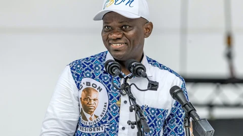 El jefe de la junta militar de Gabón, Brice Oligui Nguema