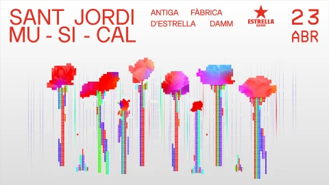 Estrella Damm celebra Sant Jordi con más de 20 conciertos gratuitos, foodtrucks y firmas de discos