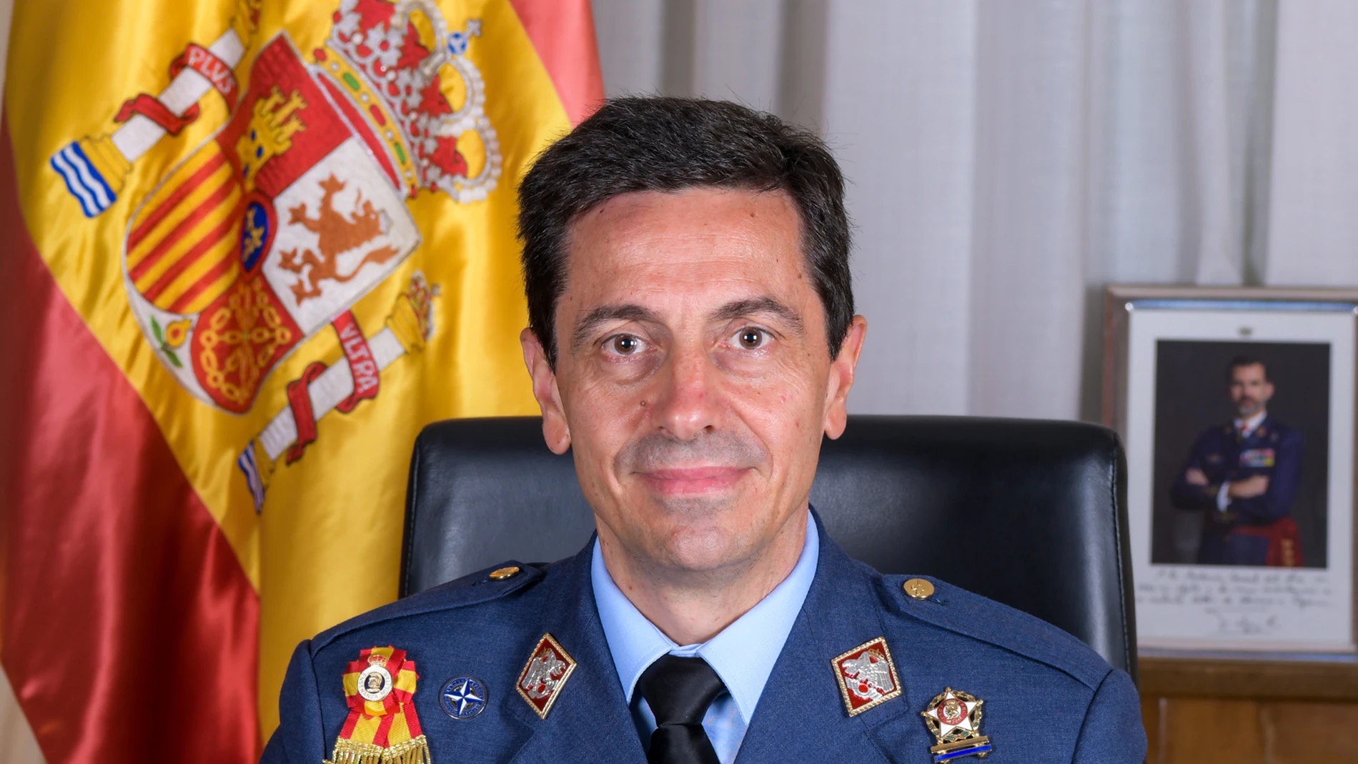 El director de la Academia General del Aire, coronel Luis Felipe González Asenjo