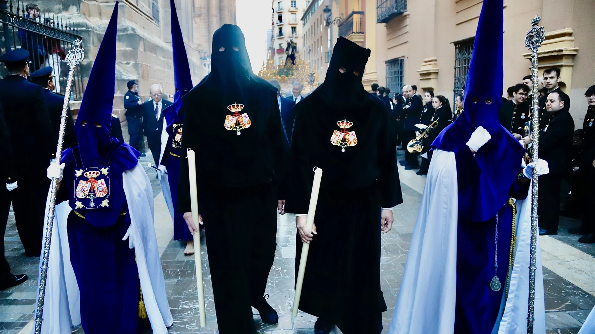 Un momento de la procesión