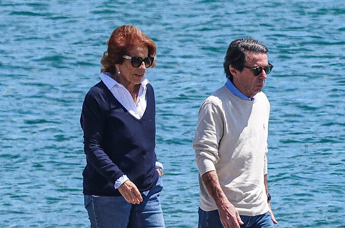 Ana Botella y José María Aznar en sus vacaciones de Semana Santa.