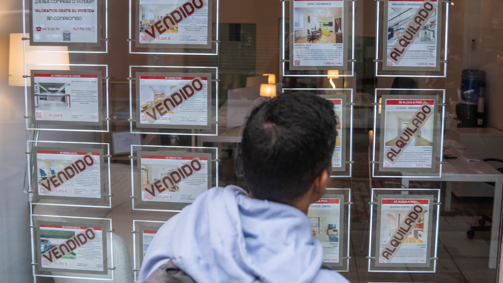 Anuncios de venta y alquiler de viviendas en Madrid.