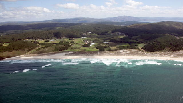 Praia de O Rostro. 