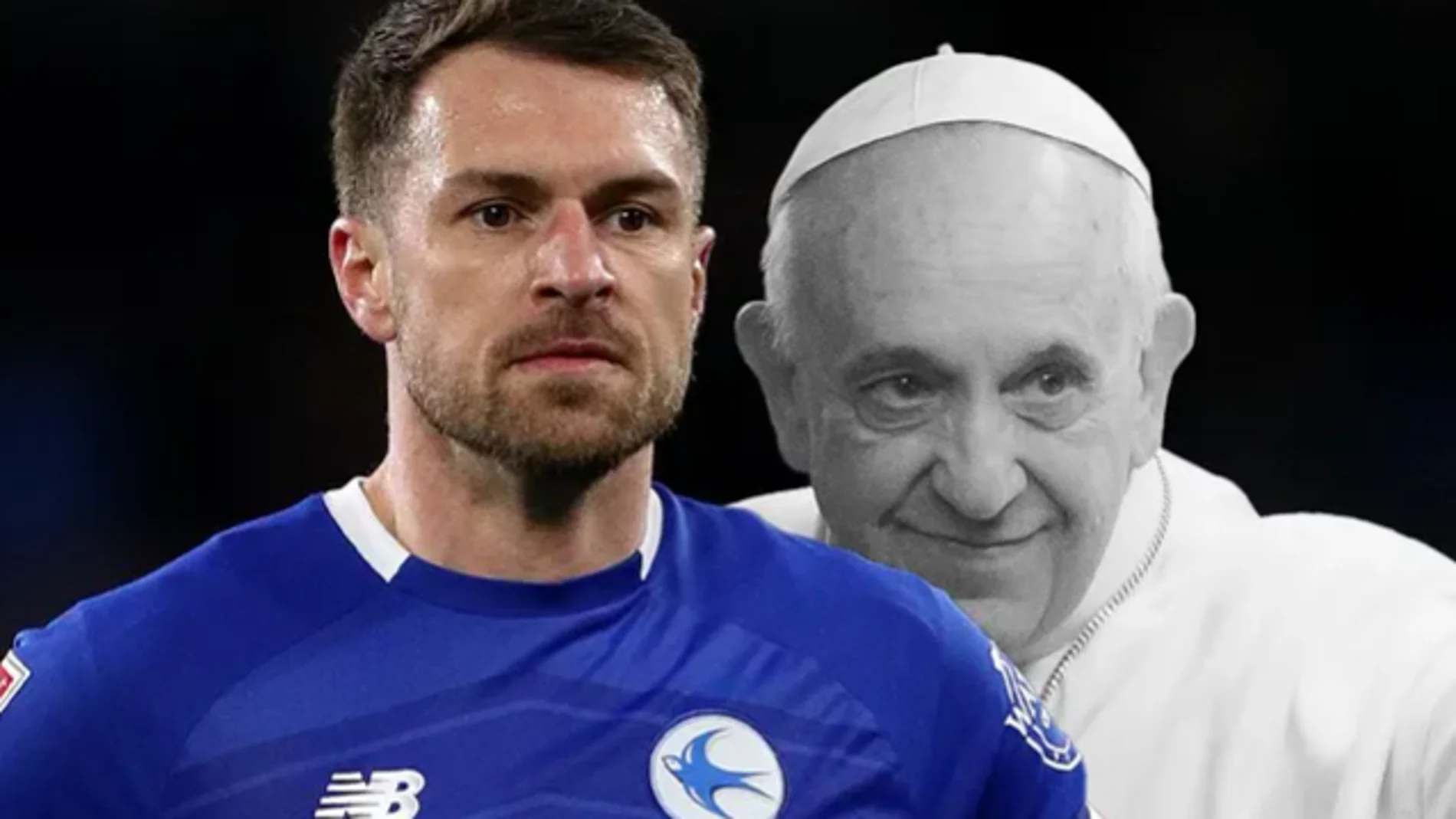 Aaaron Ramsey y el Papa Francisco