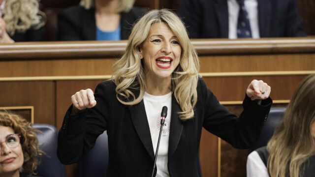 Yolanda Díaz asegura que el Gobierno no dará ayudas a Altri para su descarbonización