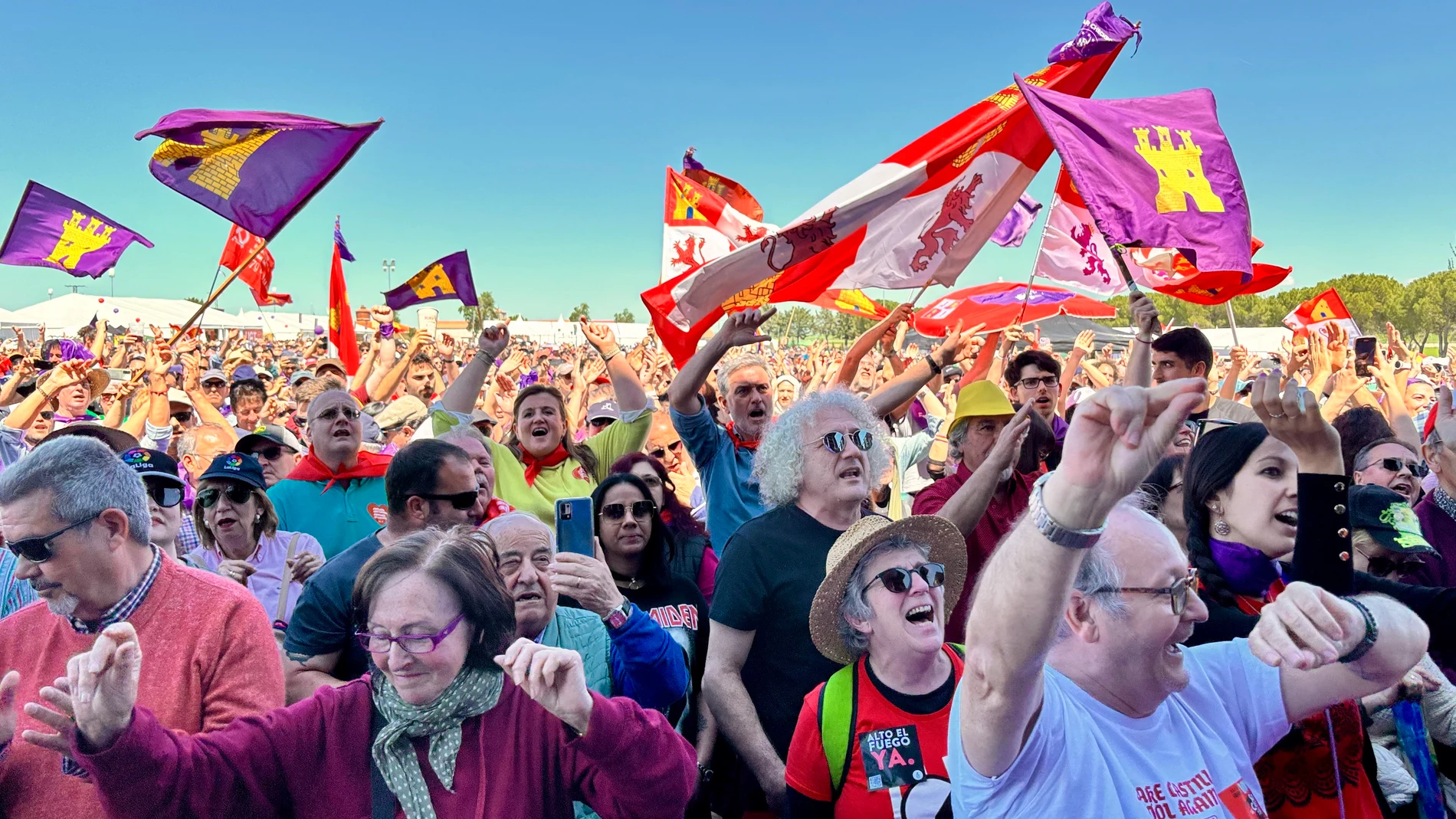 Más de 22.000 personas se acercaron hasta Villalar para celebrar el Día de Castilla y León