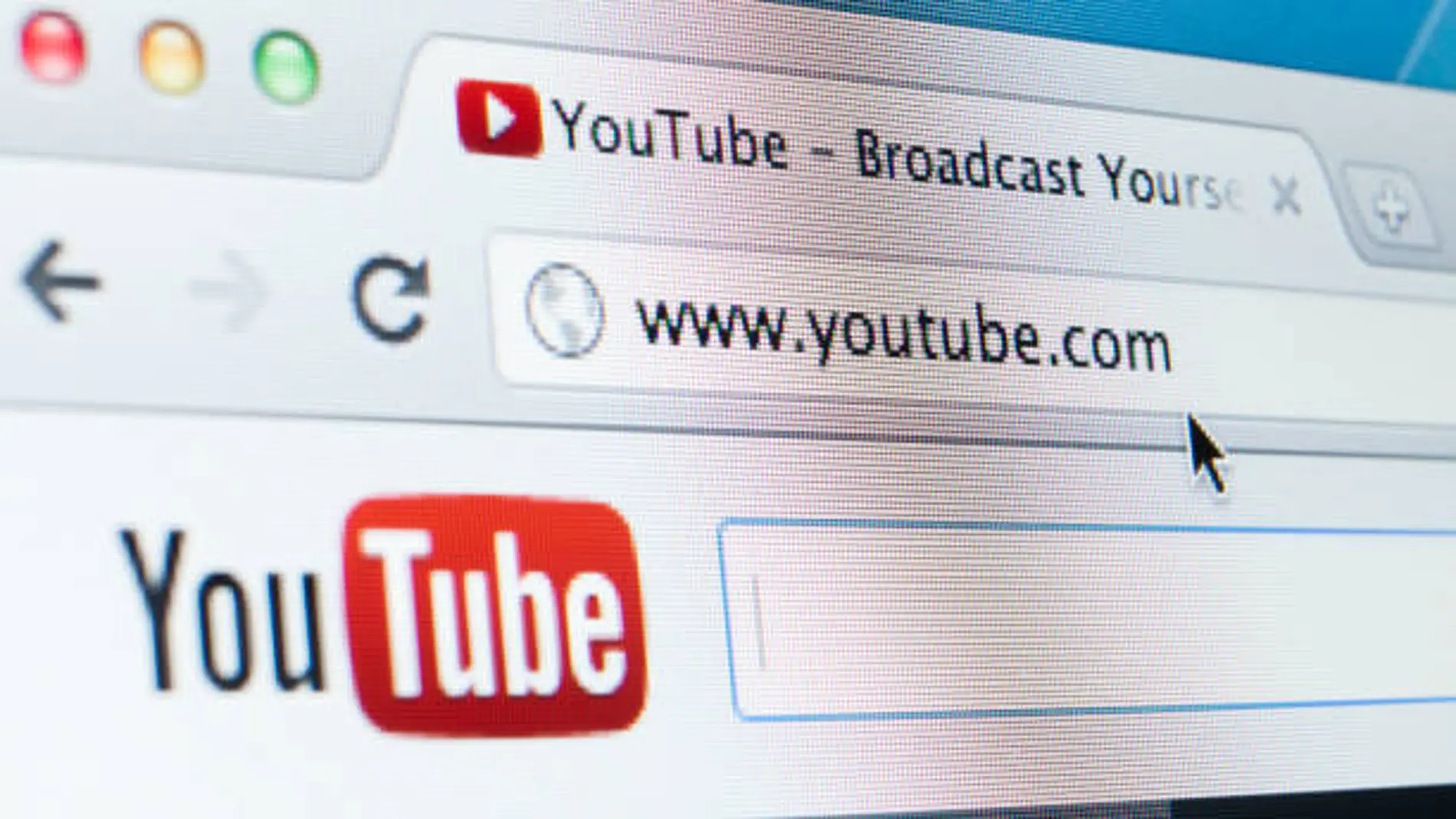 Imagen de archivo del buscador antiguo de YouTube